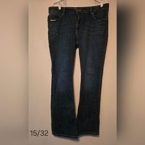 Wrangler Dark Blue Women's Boot Cut Jeans